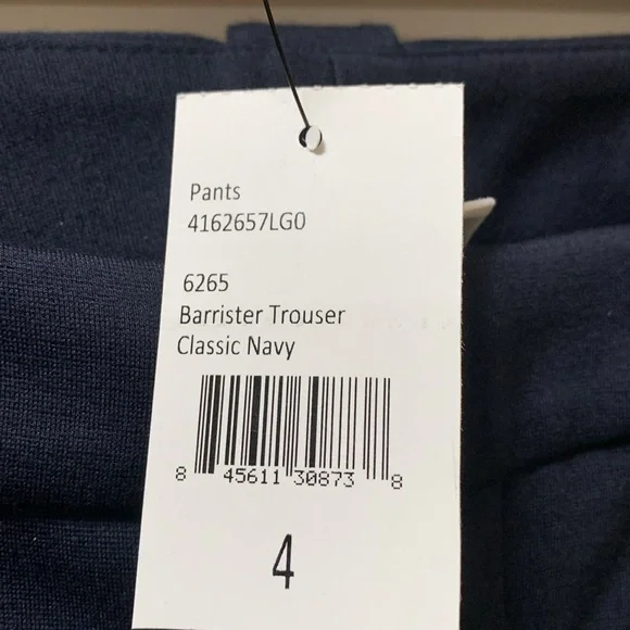 NWT Cabi Barrister Trouser Pants Navy - Picture 6 of 8